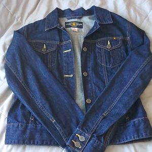 Lucky Brand, long sleeve, jean jacket.